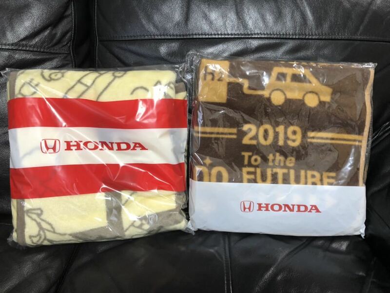 HONDA ホンダ　2022年ふわふわフリースブランケット　2019年 プレミアムフリースブランケット　非売品