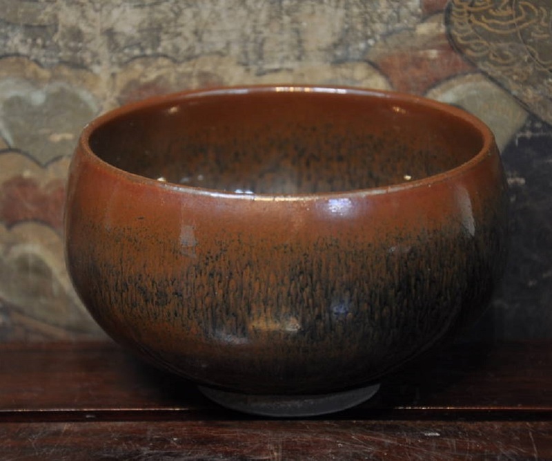 中国文物 古瓷 収集家の放出品 宋代 建窯茶碗 