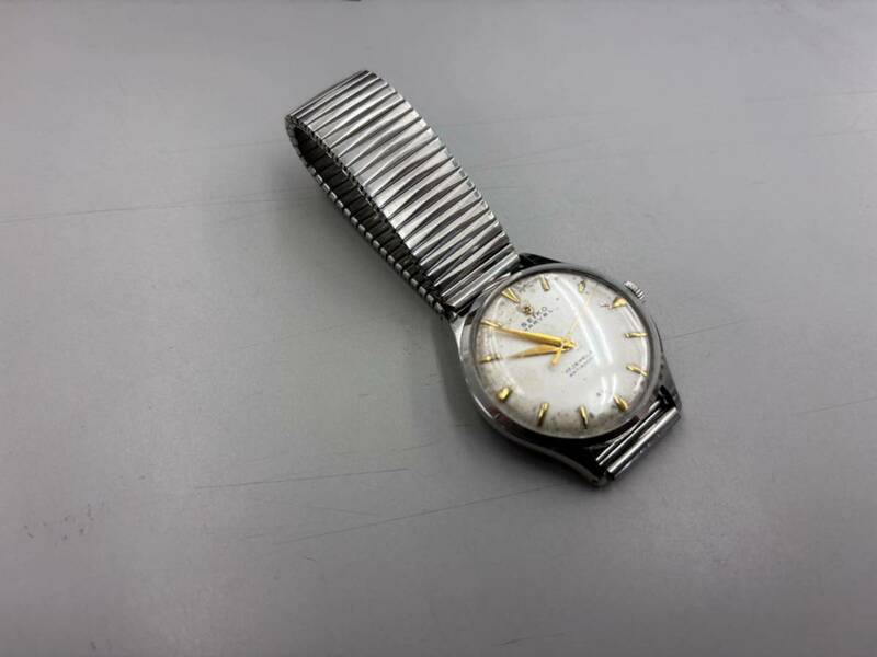 昭和32年製　SEIKO MARVELセイコー マーベル　希少ヘビSマーク　メンズ　17石手巻機械式時計　稼働品　1957年　アンティーク　ヴィンテージ