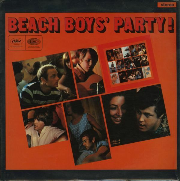 UKステレオ盤！The Beach Boys / Beach Boys' Party! 1966年【Capitol / ST 2398】ビーチボーイズ Beatles Bob Dylan Harold Dorman カバー