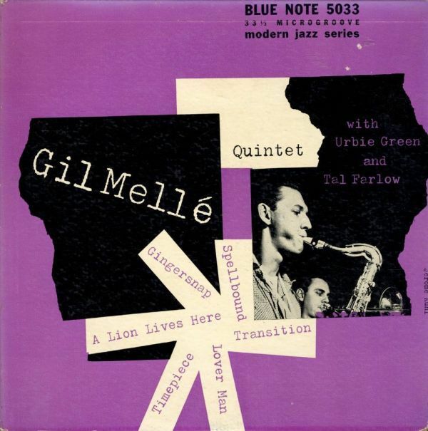 USオリジ10インチ！DG 深溝 MONO盤 耳 9M Gil Mell Quintet With Urbie Green And Tal Farlow / Volume 2 53年【Blue Note / BLP 5033】
