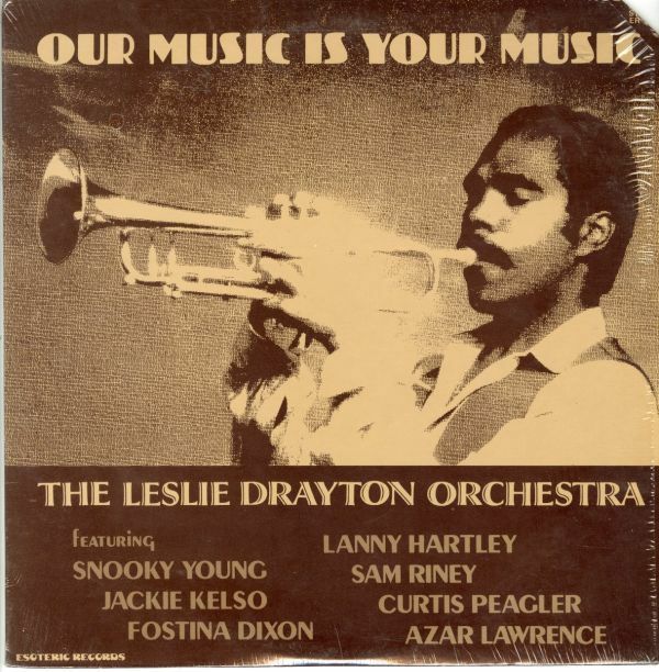 シュリンク付き！US盤80年プレスLP The Leslie Drayton Orchestra / Our Music Is Your Music【Esoteric / ER 1001】EW&F フュージョン