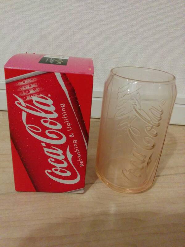 コカ・コーラ　ノベルティ　マクドナルド　グラス　コカコーラ　ピンク　40周年