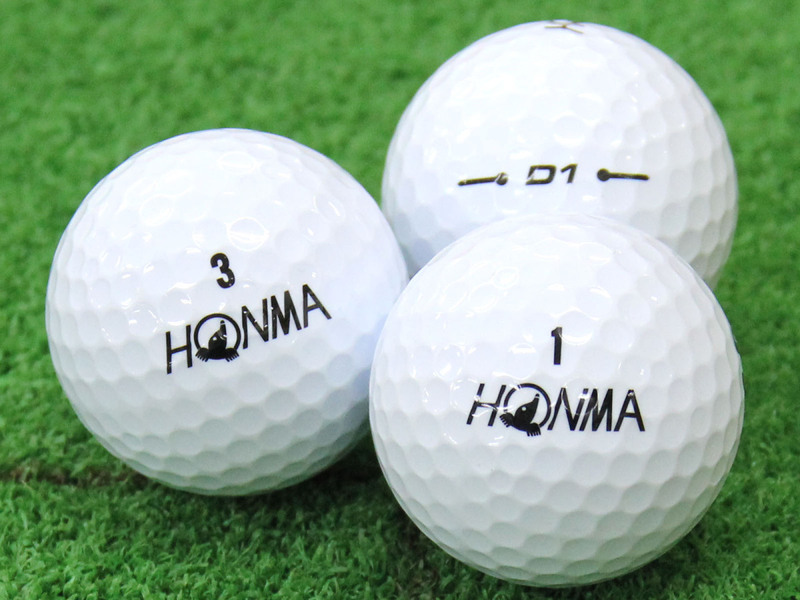 ABランク ホンマ HONMA D1 2020年モデル ホワイト 30個 球手箱 ロストボール