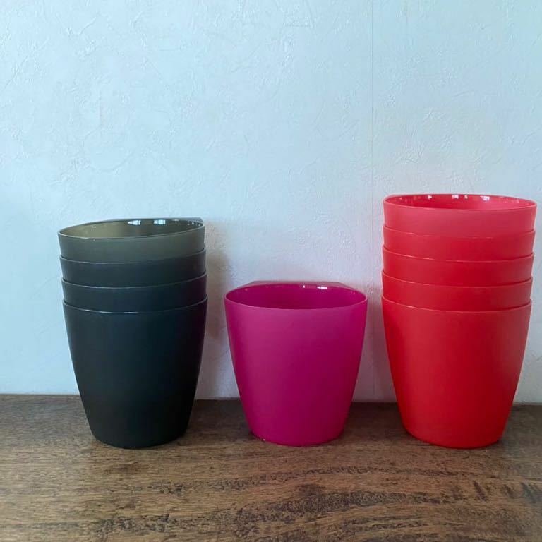 IKEA イケア/プラスチックカップ フックカップ 収納カップ 10個　収納　小物入れ