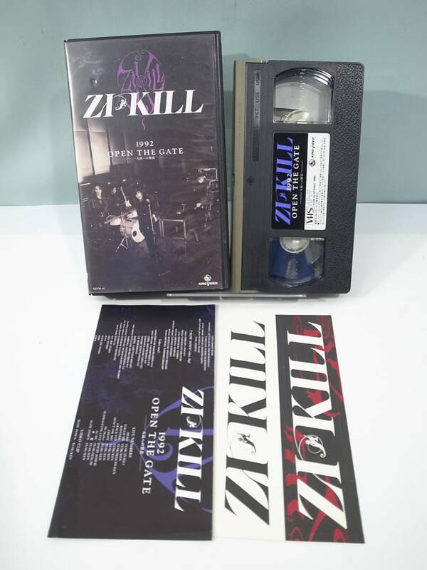 ☆【VHS】ZI KILL 1992 OPEN THE GATE 天国への階段 (管理：5219）※再生未確認