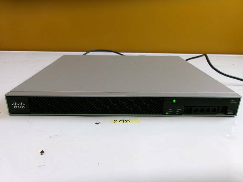 (S-2955)Cisco ASA-5512-X ファイアウォール ギガビットイーサネット・スイッチ 通電確認のみ 現状品