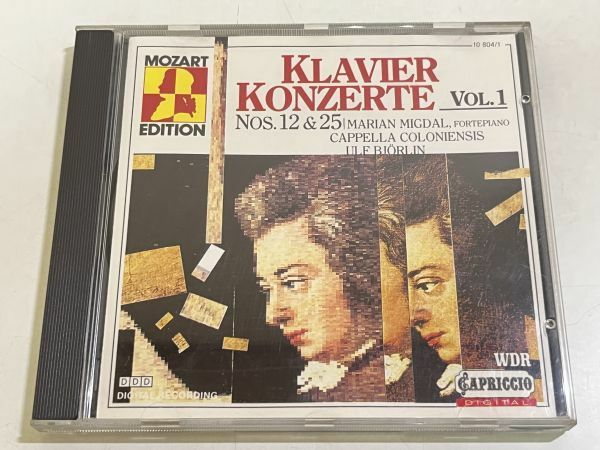 357-327/CD/ミクダル、コロニエンシス、ビョルリン/モーツァルト ピアノ協奏曲集Vol.1/第12番、第25番