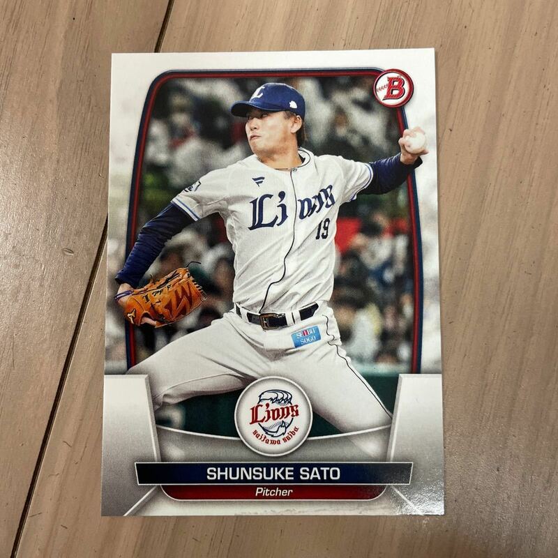 2023 Topps NPB Bowman 佐藤隼輔 埼玉西武ライオンズ