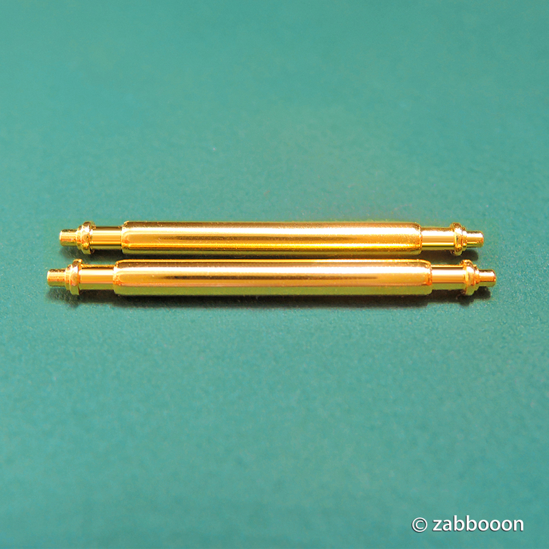 ロレックス用 Gilt ゴールド 金メッキ 仕上げ 19mm バネ棒 １セット オイスターパーペチュアル 36mm ケース
