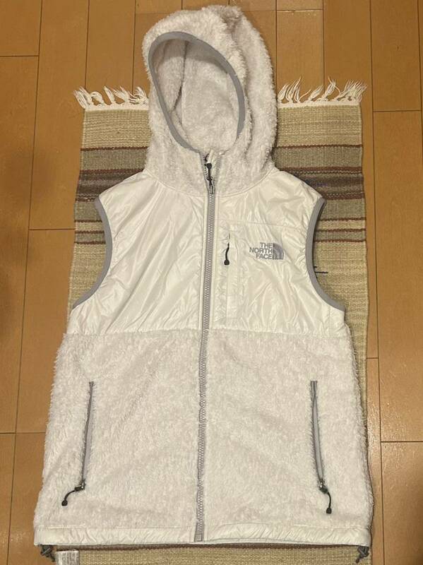 TNF ノースフェイス　デナリベスト　NAW45004 白　Mサイズ　THE NORTH FACE DENALI VEST