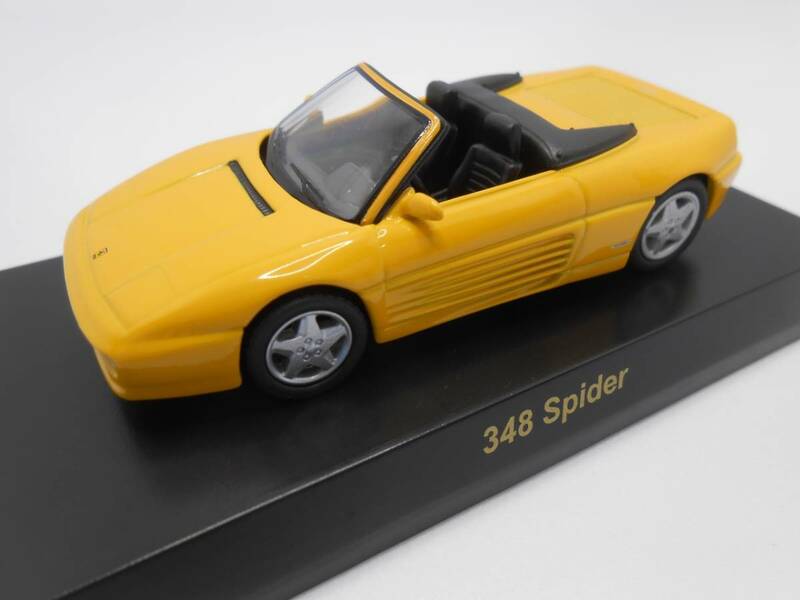 1/64　京商　フェラーリ　Ferrari　348 Spider　イエロー　ミニカー　コレクション　 