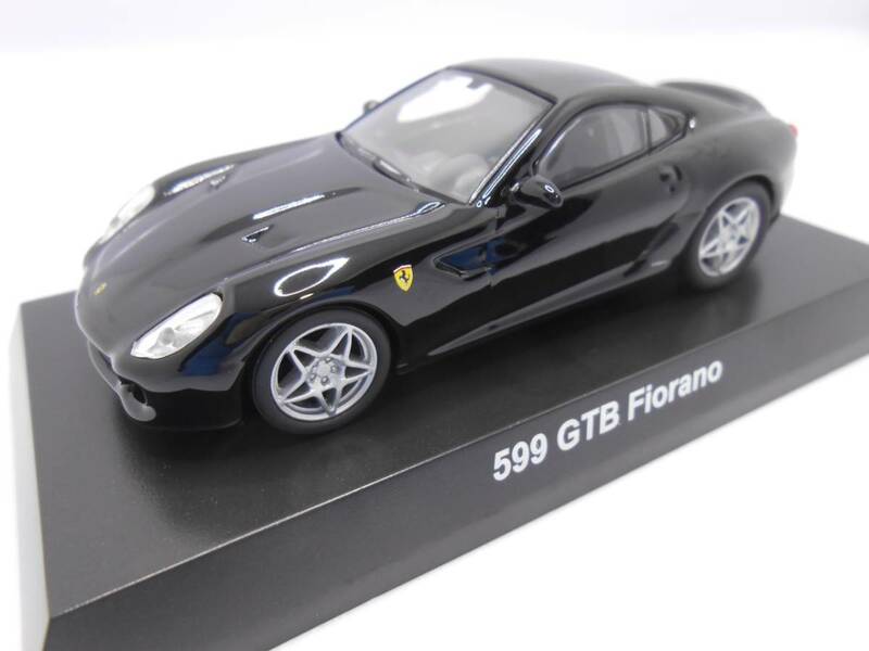 1/64　京商　フェラーリ　Ferrari　599 GTB Fiorano　ブラック　ミニカー　コレクション　 
