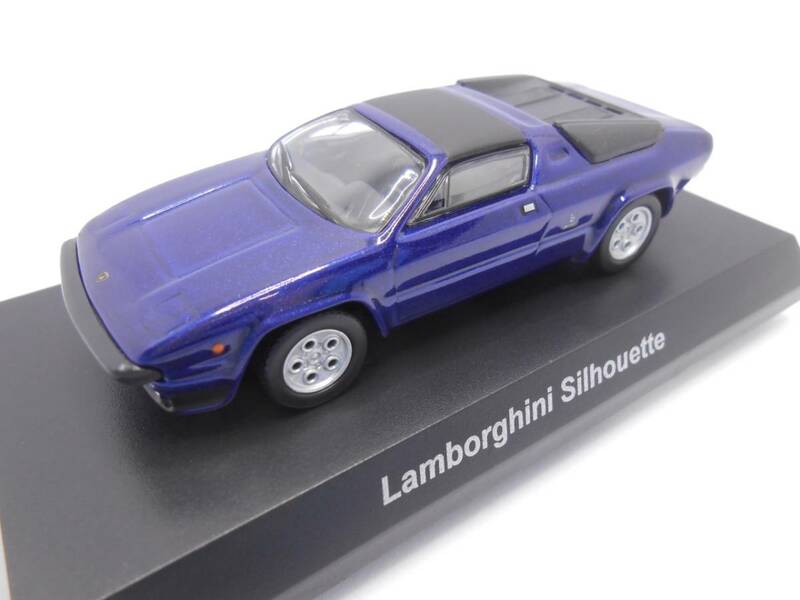 1/64　京商　ランボルギーニ　Lamborghini　Silhouette　ブルー　コレクション　ミニカー　 