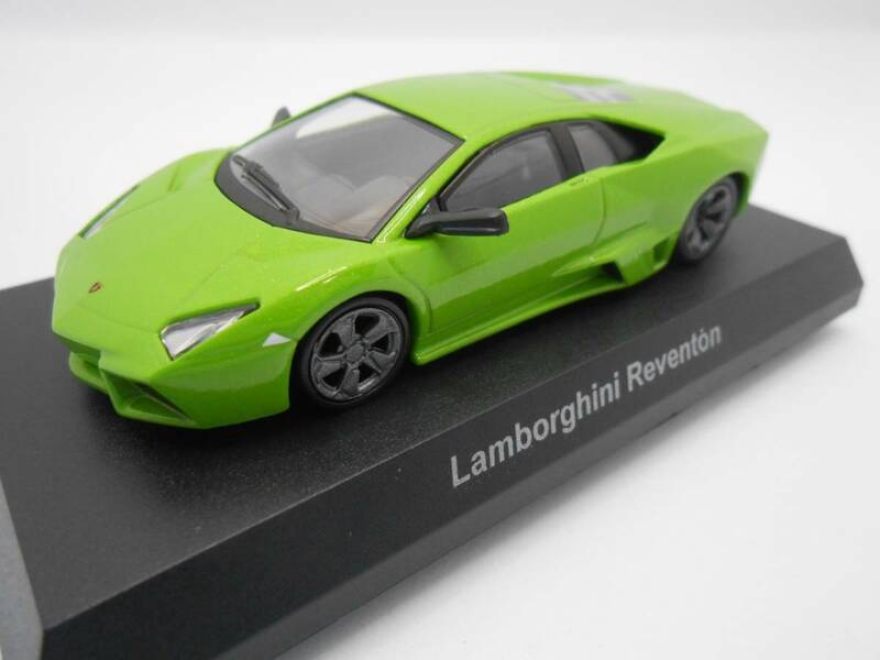 1/64　京商　ランボルギーニ　Lamborghini　Reventon　グリーン　コレクション　ミニカー　 