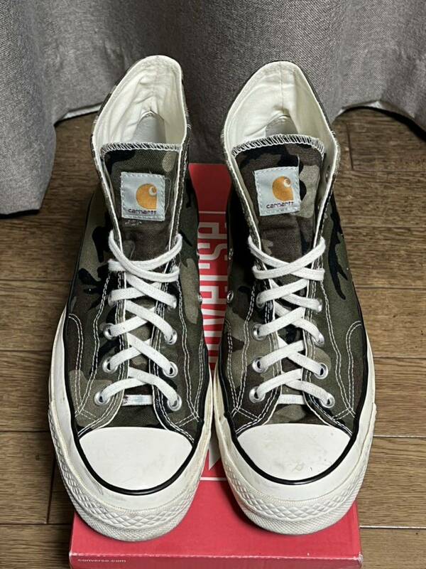 カーハート WIP コンバース オールスター CT70 HI カモフラージュ US9.5 28cm Carhartt Wip Converse All Star Ct70 Hi Camouflage 169221C