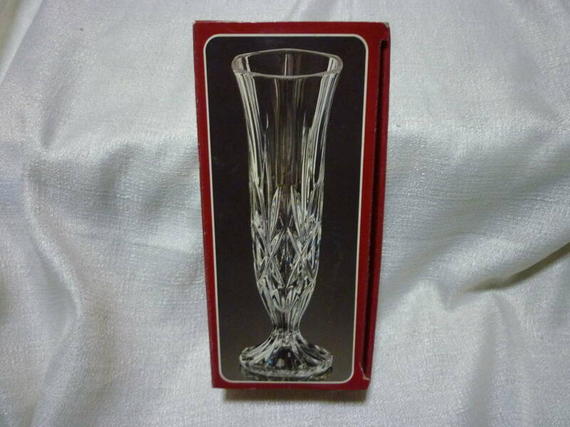 RCR Crystal Vase　ロイヤル クリスタル　花瓶　約17cm　未使用