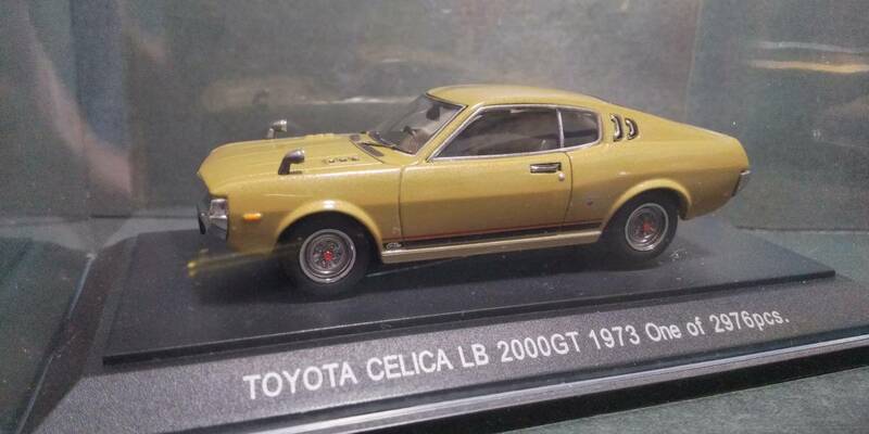 エブロ 1/43 トヨタ セリカ LB 2000GT 1973 （ ゴールド ）
