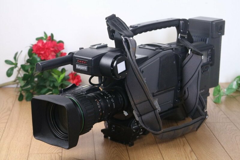 【IKEGAMI HC-D45】業務用ビデオカメラ　ジャンク!!　管Z7541