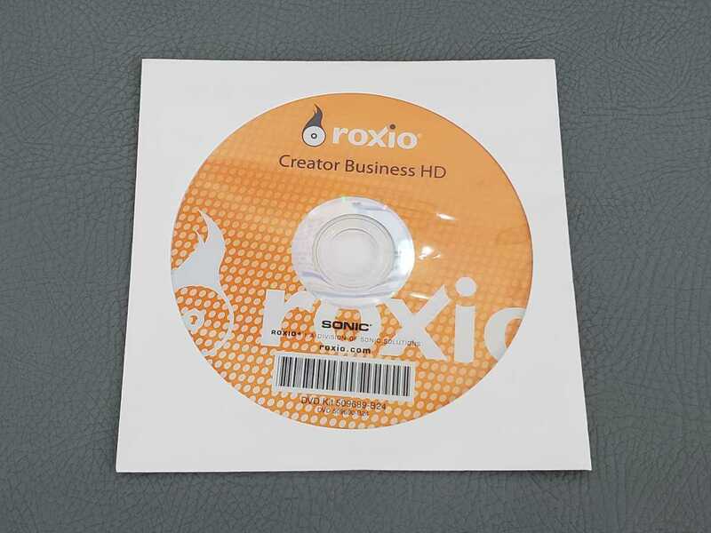 D管⑨　roxio Creator Business HD　DVDディスク　509690-B24