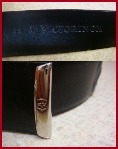 ★VICTORINOX・ビクトリノックス ベルト★ネイビー　32インチ★