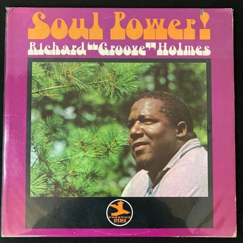 LP Prestige【 PRST-7543 : Soul Power ! 】Richard “Groove” Holmes ソウルパワー レコード JAZZ ジャズ 洋楽 YL1