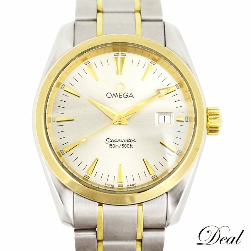 OMEGA オメガ シーマスター アクアテラ 2318.30 SS/YG メンズ 腕時計