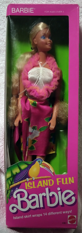 1987 Island Fun Barbie Blonde