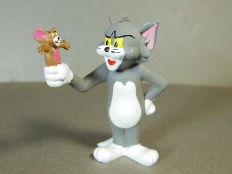 Tom&Jerry トムとジェリー PVCフィギュア 手中 PLASTOY