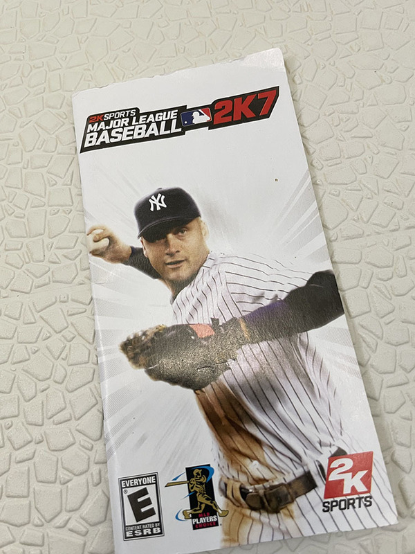 【PSP】2K Sports Major League Baseball 2K7 取説のみ 海外版 匿名配送可能