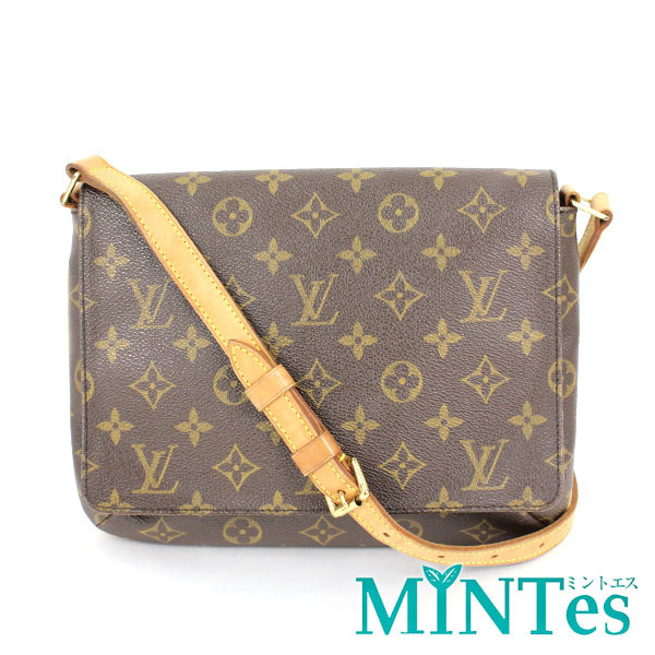 Louis Vuitton ルイヴィトン M51257 ミュゼットタンゴ ショート ショルダーバッグ モノグラム ブラウン モノグラムキャンバス レディース