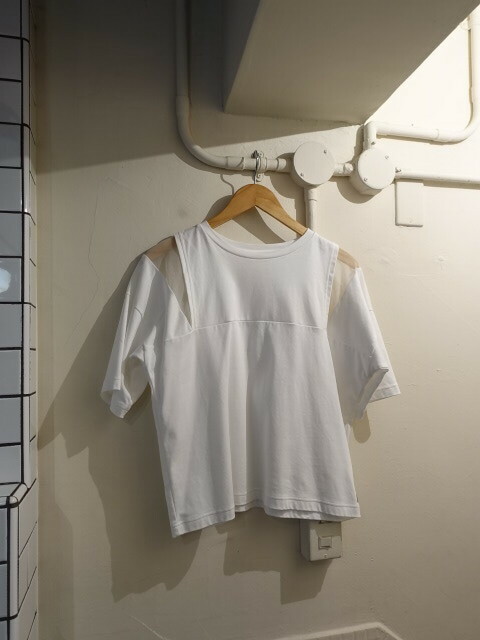 ◎NAKAGAMI 23SS Tシャツ　カットソー　切り替え　定価15400円　サイズF