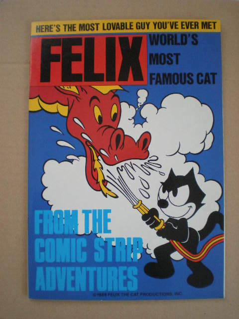 昭和レトロ 『サンリオ FELIX THE CAT　フィリックス ノート』 【未使用品】 《マンガ(英セリフ)》 