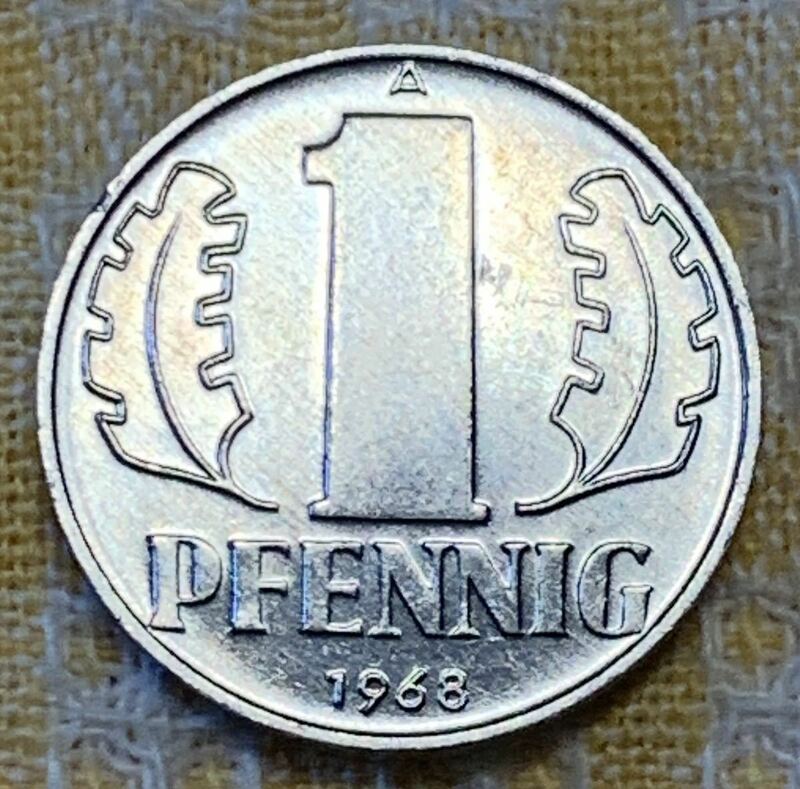 ● 【中古】ドイツ連邦共和国 1ペニヒ　1963年　硬貨　コイン、ユーロ発行前
