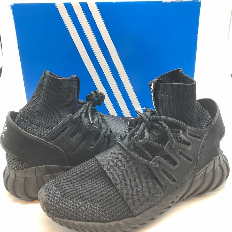 国内正規品 未使用品 ADIDAS TUBULAR DOOM PK 26cm/US8 Black アディダス チューブラー ドーム PK 黒　スニーカー