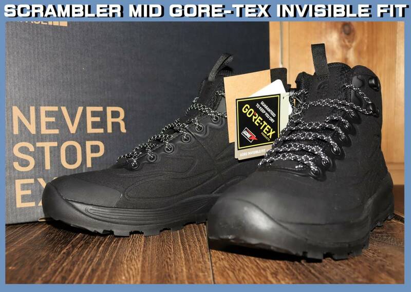 送料無料 即決【未使用】 THE NORTH FACE ★ SCRAMBLER MID GORE-TEX INVISIBLE FIT (27.5cm) ★ ノースフェイス スクランブラー NF52131