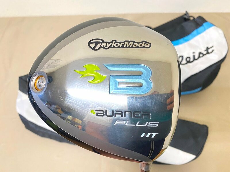 良品　ゴルフクラブ　ソフトケース付き　検索用：TaylorMade　テーラーメイド　BURNER PLUS HT ドライバー FLEX