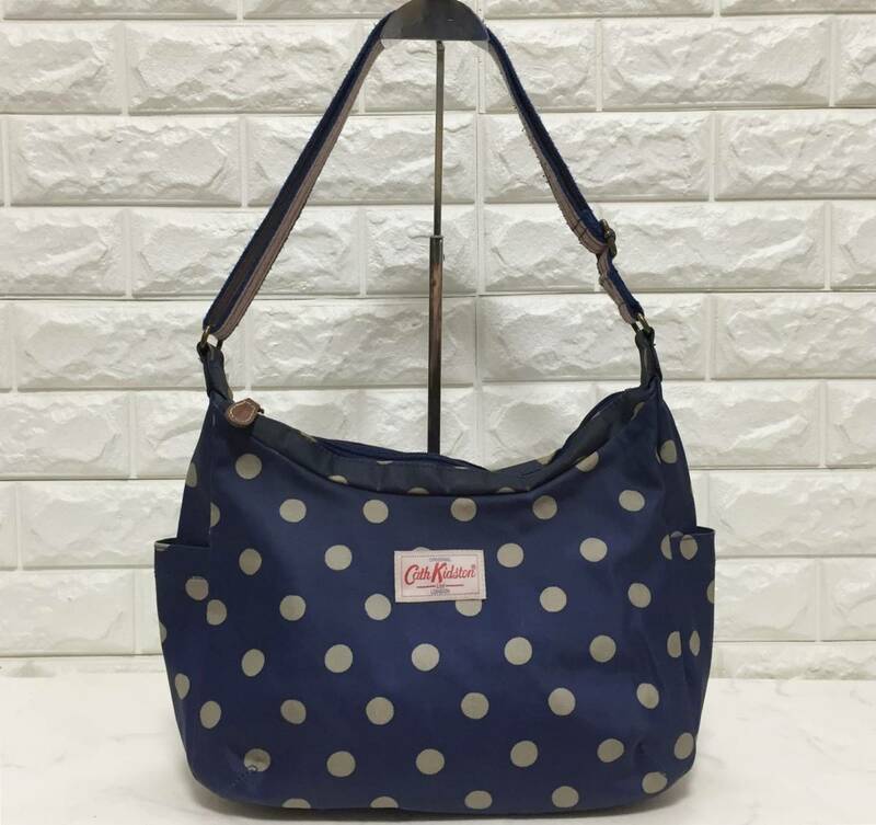 no17999 Cath Kidston キャスキッドソン PVC キャンバス 斜め掛けショルダー バッグ ポシェット ☆