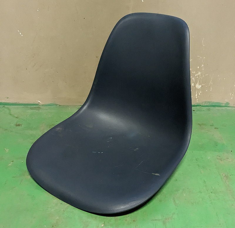 【未使用品】 イームズ シェルチェア 座面部品 椅子 Eames チェア イス DSWチェア Chair 家具 DSR ダイニング オフィスチェア D青 BB012