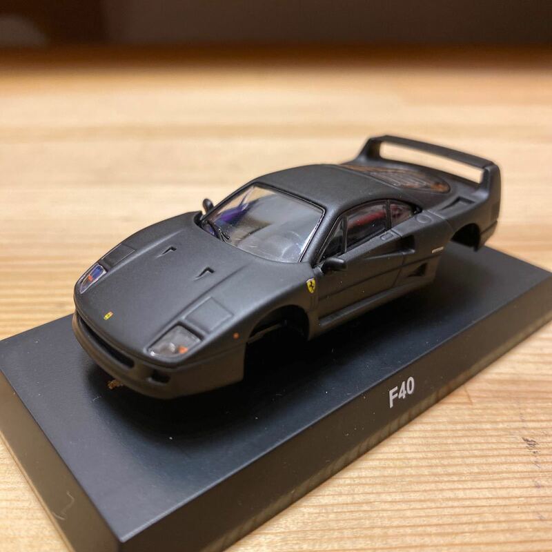 1/64 京商 サンクス　フェラーリ　7 F40 マットブラック　シークレット