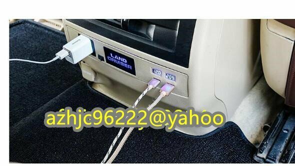 新品 トヨタ ランドクルーザー200 専用 リア 多機能 USBソケット　3色可選　　改良