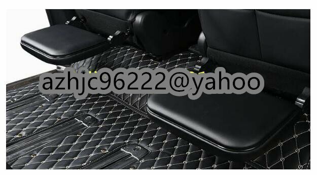 トヨタ・シエナSienna 専用フロント シートバック フットレスト 足支える 2ｐセット 品質保証　黒