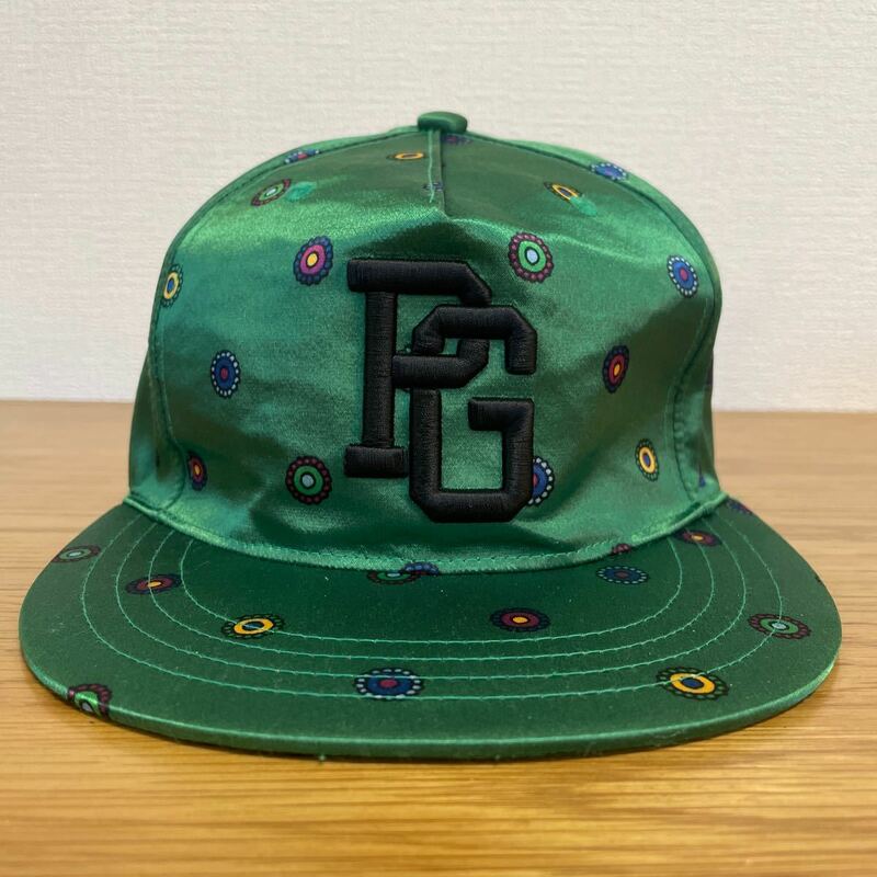 【超美品】PEARLY GATES　帽子　グリーン　メタリック　キャップ　CAP