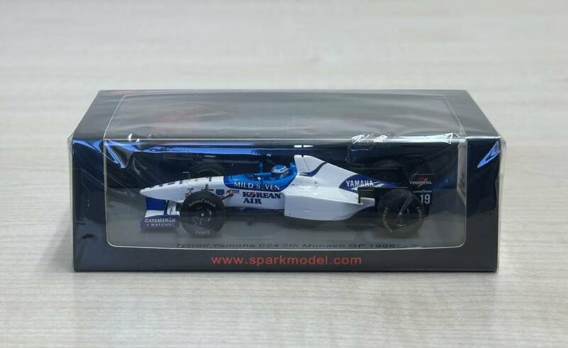 新品未開封 1/43 spark スパーク Tyrrell ティレル ヤマハ 024 1996年 モナコグランプリ 5位入賞車 ミカ サロ マイルドセブン タバコ仕様