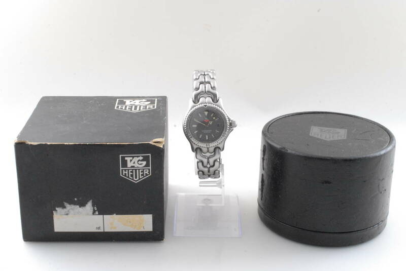 【美品 保障付 動作確認済】TAG HEUER S/el S99.213K Date gray Dial Quartz Men's Watch タグ・ホイヤー クオーツ メンズ #T108