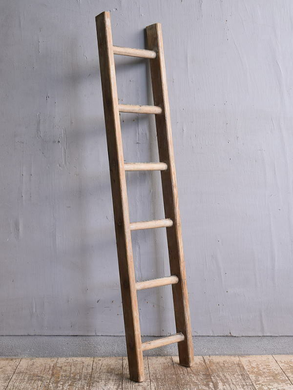 イギリス アンティーク 木製ラダー 梯子 ディスプレイ 12101