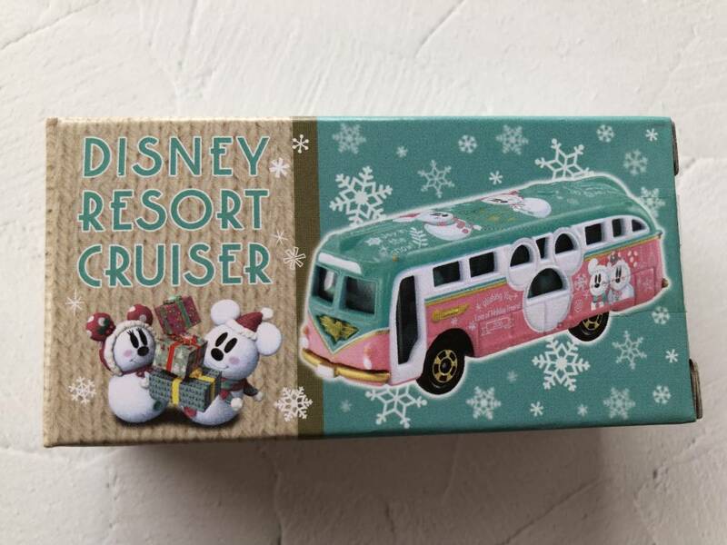 ＜新品・未使用＞DISNEY RESORT CRUISER トミカ クリスマス スノースノー柄 Bringing you Christmas Cheer！ 2016