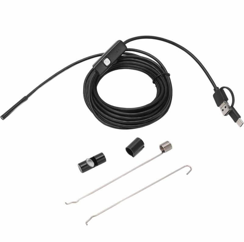 USB接続エンドスコープ内視鏡BB676 5V 67° 産業用ペリスコープ　ワイド サポート アングル 640x480 5.5mm 解像度 IP67 防水 3.5M