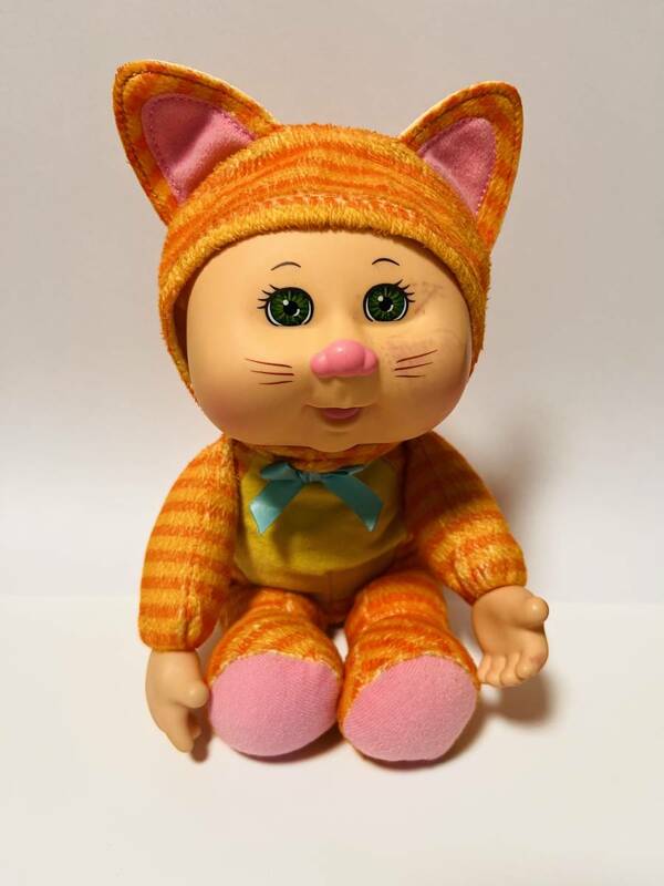 キャベツ人形 キャベッジパッチ　着ぐるみ　ねこ　赤ちゃん　ぬいぐるみ　キューティーズ コレクションKallie The KittyBaby Doll ジャンク
