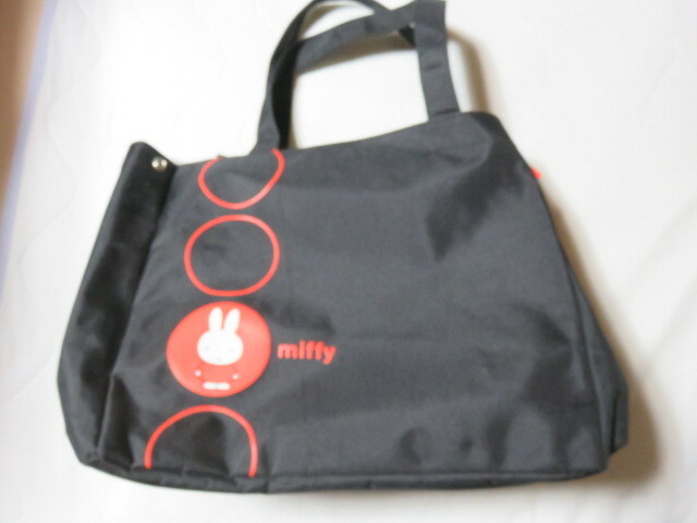 MIFFY Miffy ミッフィー トートバッグ 手さげバッグ バッグ サイズ360-300-170㎜ 家庭保管品 保管時のシワなどはご了承ください 未使用